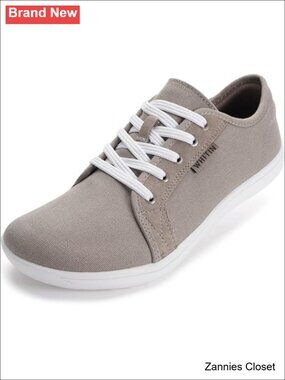 ✨ WHITIN Women's Canvas Barefoot Shoes Wide Sneakers Classic Fit W81V2